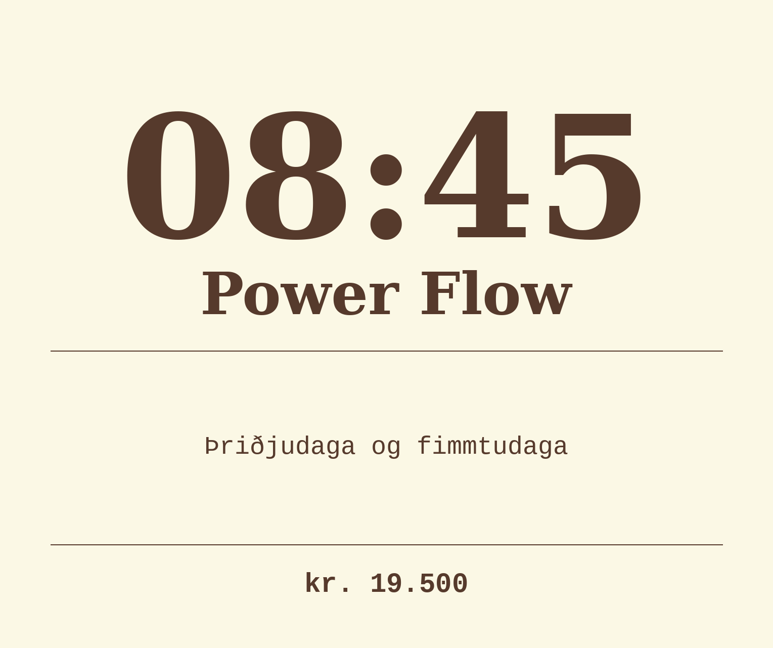 Power Flow - 08:45
